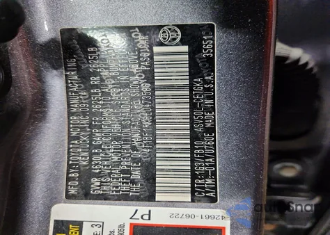 2014 Toyota Camry L z USA, uszkodzony, nr VIN 4T1BF1FK5EU473586